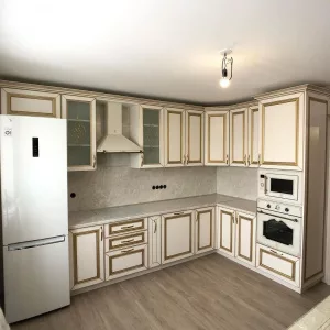 Кухня 957, угловая, белая